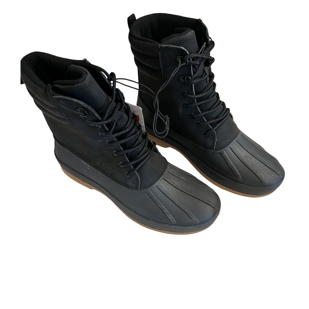 Goodfellow Cody Waterproof Winter Black Lace Up Duck Boots -- Men's Shoe Size 10